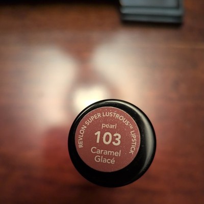 Revlon Super Lustrous Lipstick - PEARL - 103 Caramel Glace - NEW  SEALED