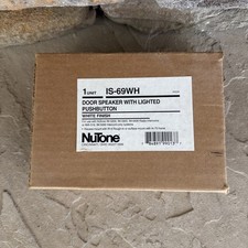 NuTone IS-69WH Intercom Door Speaker w/ Lighted Push Button  NEW IN BOX Sealed