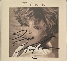 Ms.Tina Turner 1993 What  s Love Got To Do With It  Cd Authentic Signature