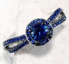Heat Treated 1CT Kyanite 925 Solid Sterling Silver Ring Sz 9 MP1 — photo 1