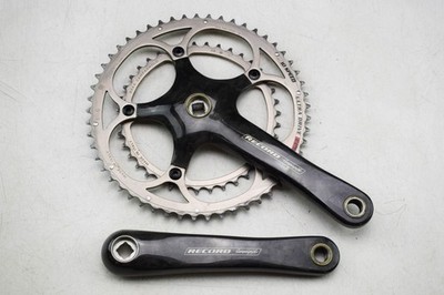 Campagnolo Record Carbon Rennrad Kettensatz, Square Taper, 172,5mm, 39T / 53T