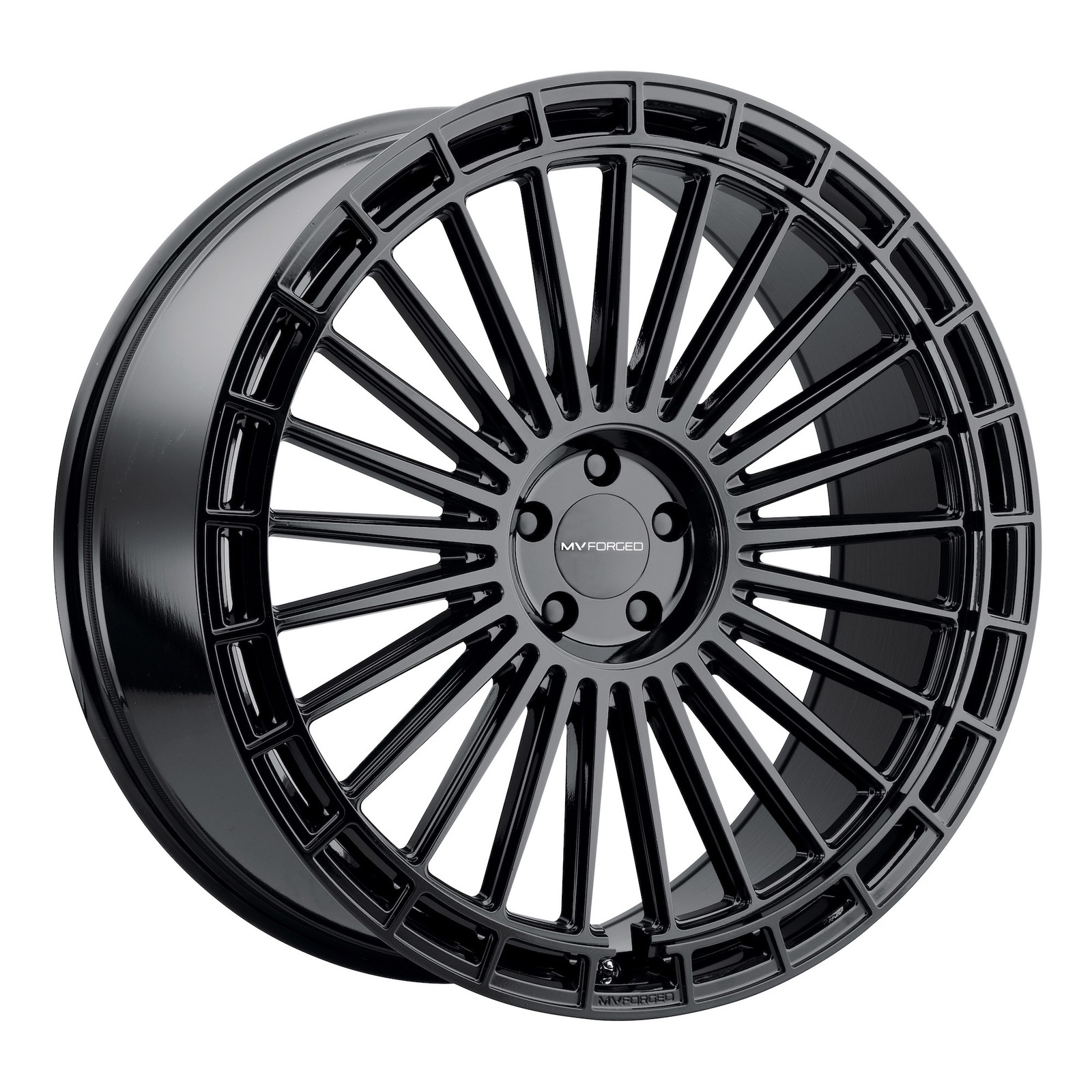 22" MV Forged MVF40 Black Concave Wheels Rims Fits Rolls Royce Ghost