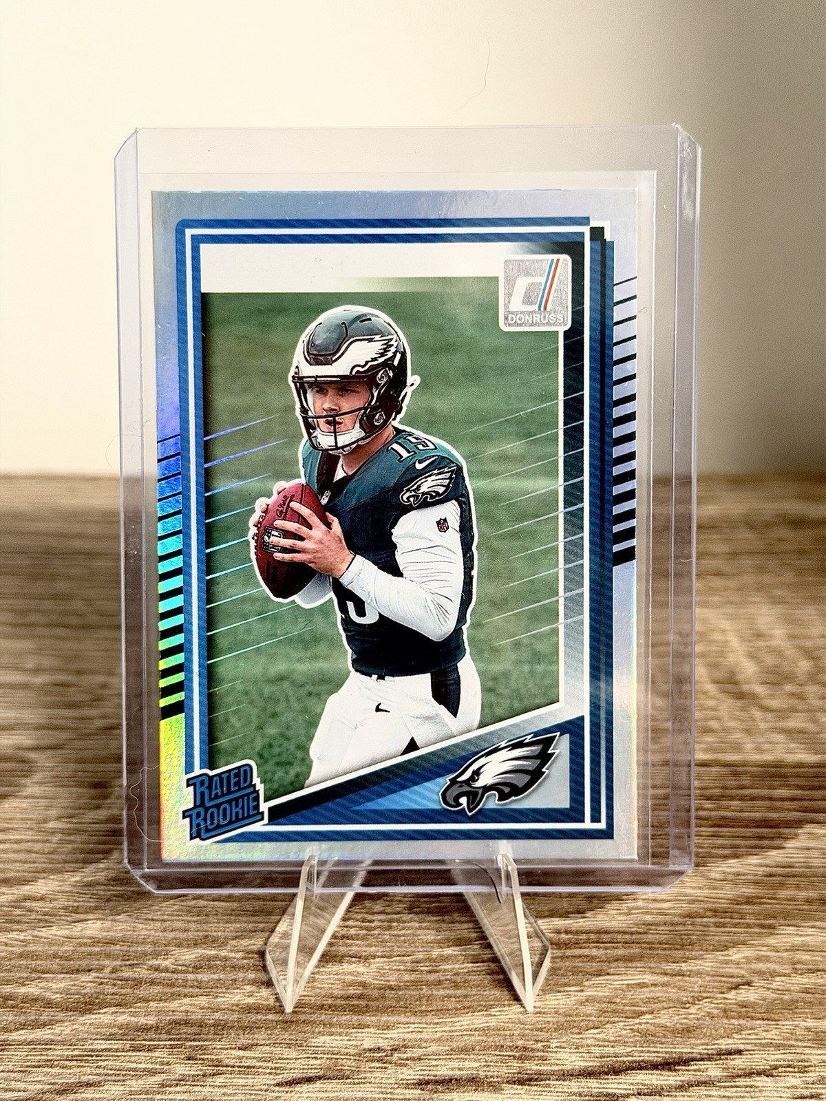 2025 Panini Donruss Kyle McCord Rated Rookie Refractor | MISPRINT NO NAME 🔥