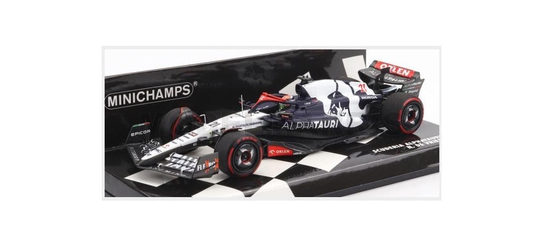 Minichamps Alpha Tauri AT04 #21 Nick De Vries 2023 1/43 for sale