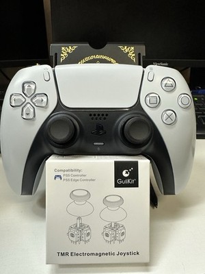 Sony DualSense Wireless PS5 Controller Modded with GuliKit TMR Joysticks