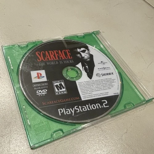 Scarface The World Is Yours Sony Playstation PS2 2006 Disc Only Tested