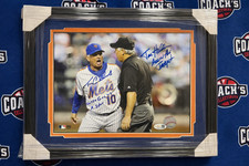 FRAMED Terry Collins & Umpire Tom Hallion DUAL Autographed 8x10 Photo w/ Dual In