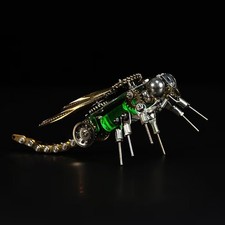 3d Metal Dragon Fly Adult Puzzle Collectable Item Model Display Gift