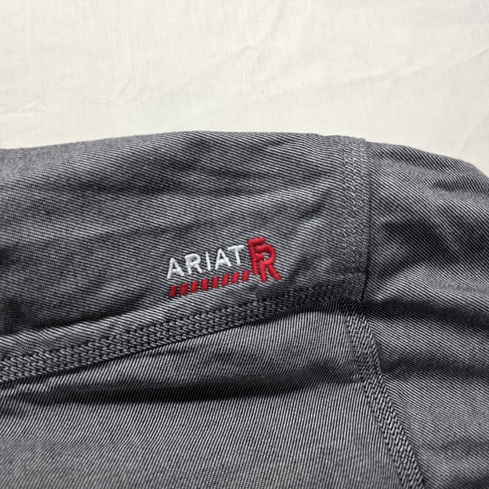 Ariat FR Flame Resistant Cat 2 Solid Gray Button … - image 13