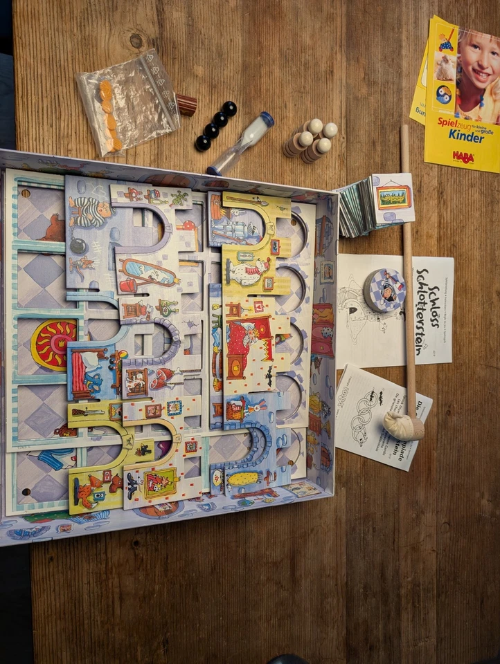 HABA: 4219 Schloss Schlotterstein komplett mit Anleitung - Bild 3 von 4