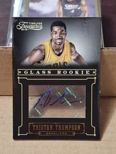 2012 TRISTAN THOMPSON TREASURES GLASS AUTOGRAPHED AUTO ROOKIE CARD RC /499 #246 . rookie card picture