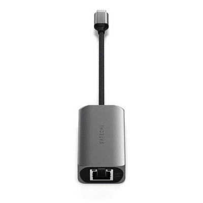 Satechi, USB-C 4-in-1 Hub mit 2.5 Gbit Ethernet Aluminium, Grau