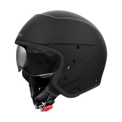 JET HELM AIROH J110 Farbe Schwarz Matt 2 in 1 Helm Schwarz Matt