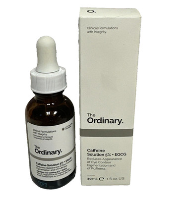 The Ordinary Caffeine Solution 5% + EGCG, Depuffing Eye Serum 30ML - NEU UK