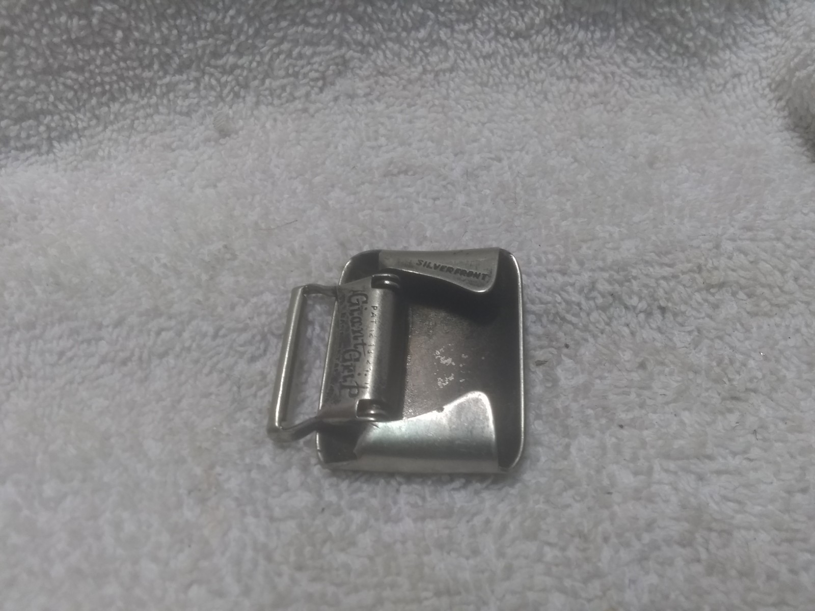 Small Solid Silver Front Engraved Giant Grip Repl… - image 7