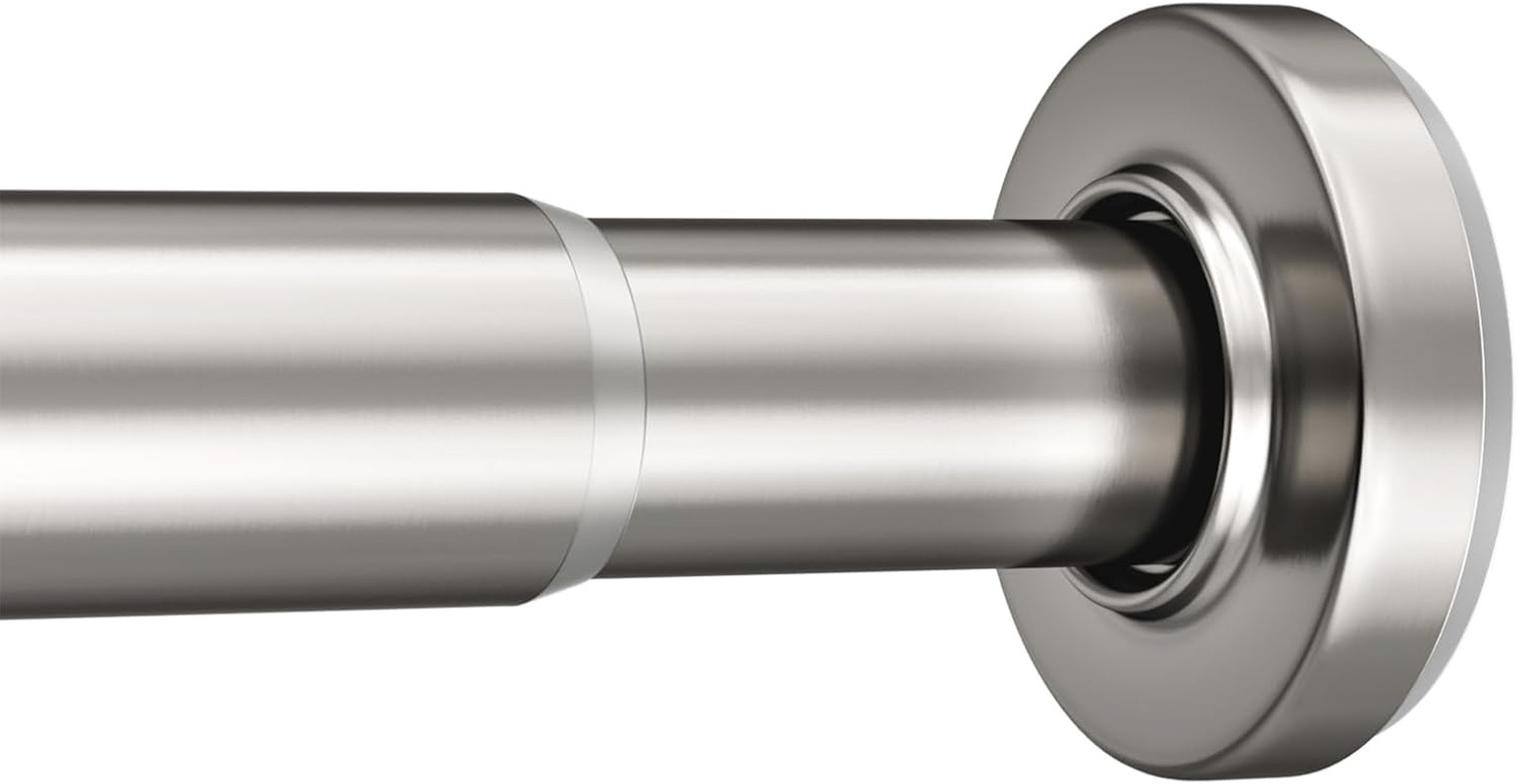 Adjustable Shower Curtain Rod Heavy Duty Rust Resistant Tens