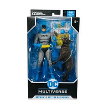 BATMAN w Ace& Bat-Hound action figure McFarlane Toys DC Multiverse Platinum