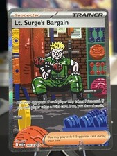 Lt. Surge's Bargain 185/132 Holofoil SIR Mega Evolution NM Pokemon on eBay