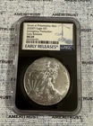 2020 (P) SILVER EAGLE NGC MS69 EMERGENCY ISSUE, EARLY RELEASES NO RESERVE