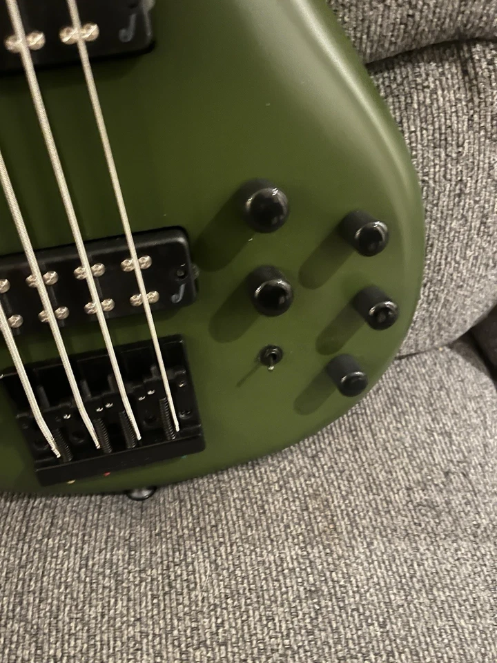 Guitarra Jackson X Series Spectra Bass SBX IV 4 cuerdas mate militar SOLO RECOGIDA de Nueva York Foto 3 de 4