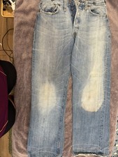 Levis Vintage Clothing LVC 1920 201XX 34x32 555 Redline Blueline Selvedge Denim