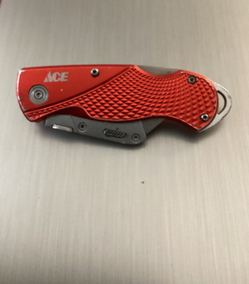 Vintage Late 2000 s Ace Hardware Folding Lock-back Utility Knife