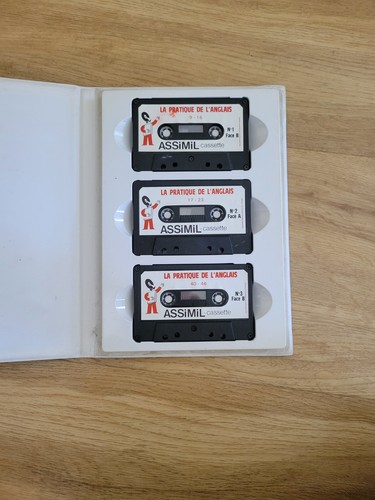 Assimil 3 Cassettes La Pratique De L'anglais Vintage - Picture 2 of 5