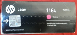 HP 116A Magenta Standard Yield Toner Cartridge, (W2063), NEW In Box
