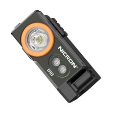D10 EDC Flashlight Rechargeable，500 Lumens 3 Sources Pocket Compact RGB Flash...