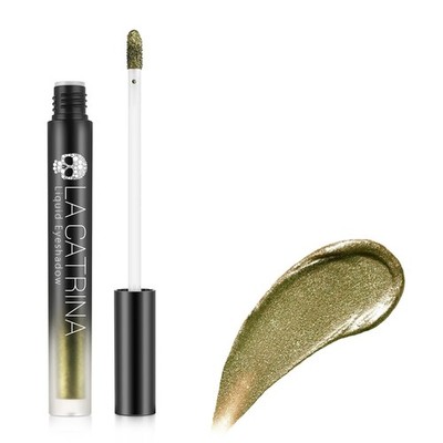 Grün Flüssiges Glitzer Lidschatten,Olivegrünes Metallisches Augenmakeup für B...