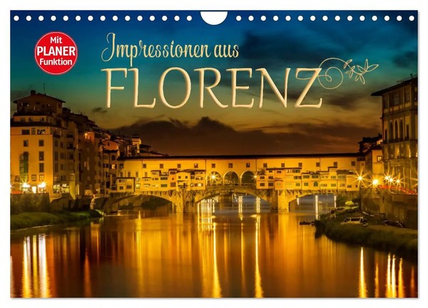 Impressionen Aus Florenz (Wandkalender 2026 Din A4 Quer), Calvendo...-image