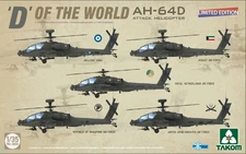 Takom 2606 1:35 "D" of the World AH-64D Attack Military Aircraft Helicopter Kit