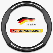 Coprivolante rotondo in pelle di carbonio per Mercedes Vaneo 2002-2005