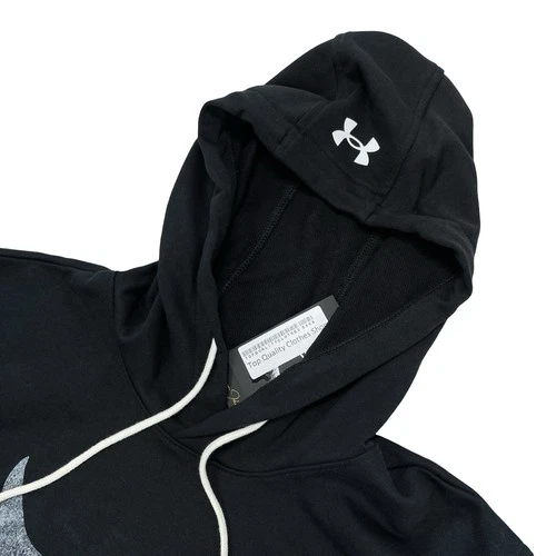 Under Armour Men's Project Rock Terry Sleeveless Hoodie Size L Black 1367108 image 4