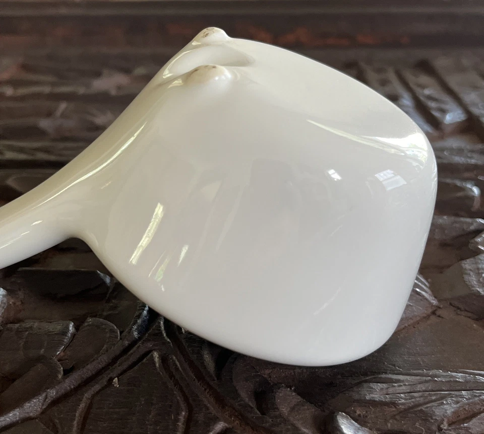 Pfaltzgraff Heritage белый керамический 11-дюймовый плоский низ с диафрагмой суповый дырокол ковш - Изображение 4 из 4