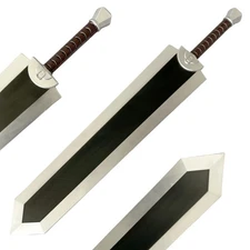 40 Inches Fantasy Dragon Slayer Berserk Guts Foam Sword Perfect for Anime Cos...