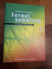 Formelsammlung Abitur Bayern 2.Fassung Duden Mathe Physik Chemie