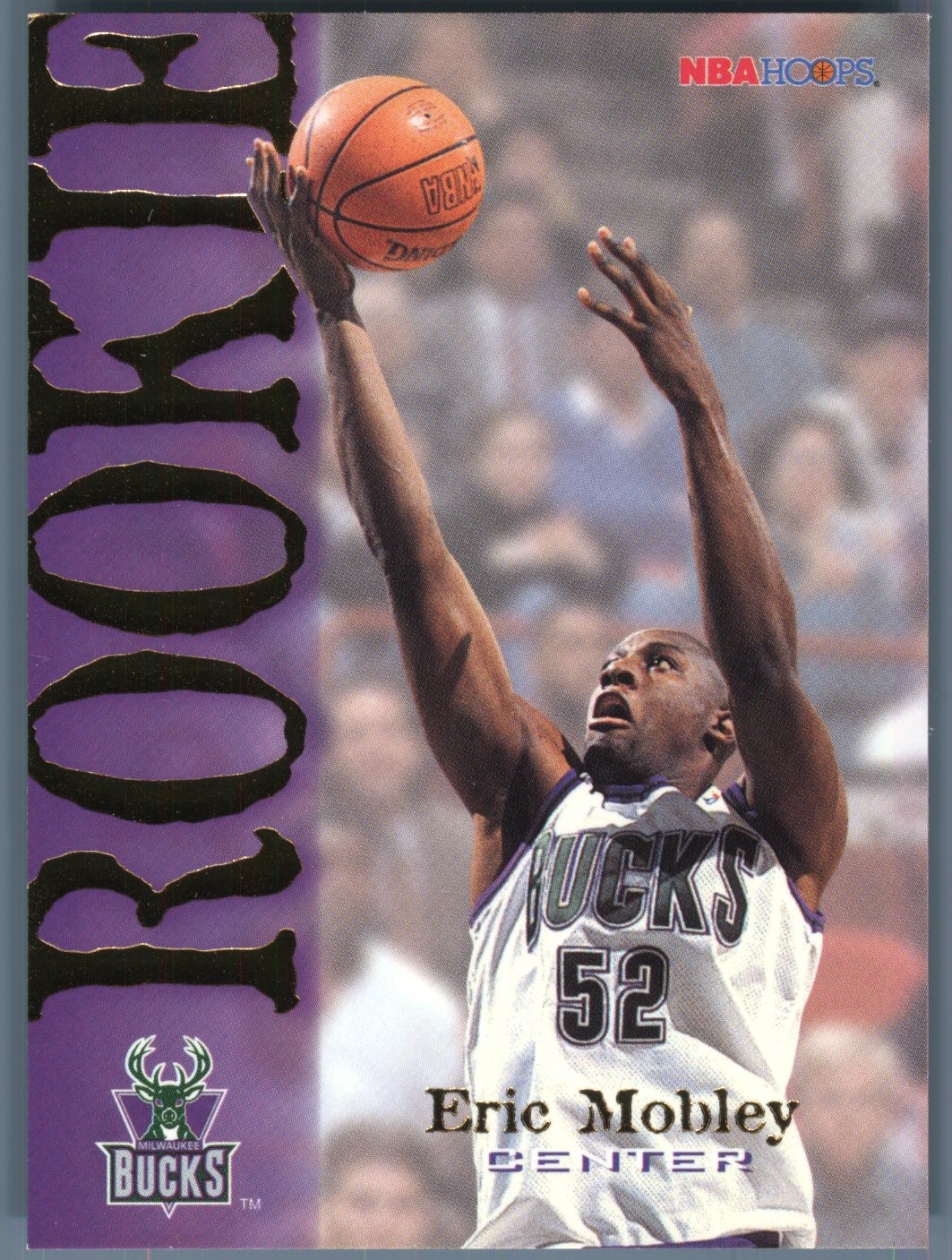 1994-95 Hoops Schick NBA Rookies Milwaukee Bucks Eric Mobley #NNO