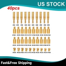 40PC Carburetor Main Jet Slow Pilot Jet Kit for PWK Keihin CVK Carb Gold US
