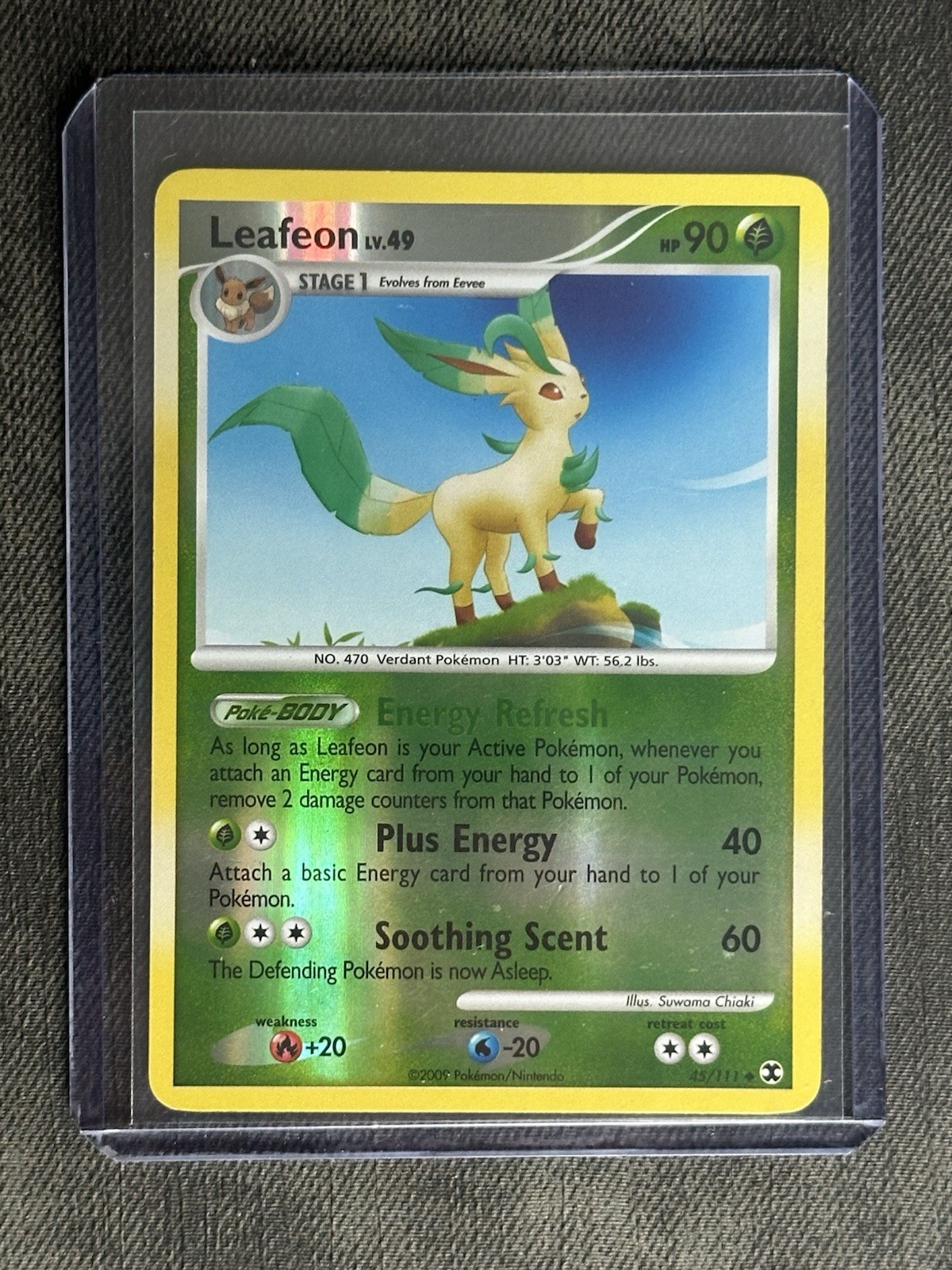 Leafeon [Reverse Holo] #45 Pokemon Rising Rivals