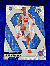 2024-25 Panini Mosaic RC Ron Holland II Rookie Choice White Prizm /35 MINT #219
