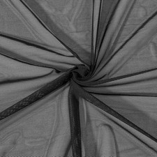 4-Way Stretch Mesh Fabric, Polyester Spandex Power Mesh, 63 Inches by 1 Yard, Li