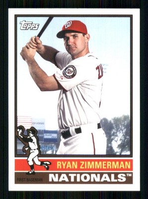 2015 Topps Archives #173 Ryan Zimmerman Washington Nationals 8764