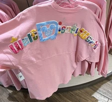 Disney Parks Spirit Jersey 2025 WDW Princess Character Icons Pink Adult XL NEW