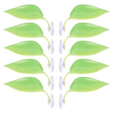 15 PCS Tree Frog Perched on Leaf Floating Fish Tank Decoration Aquarium D cor