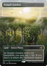Temple Garden - Foil Extended Art Unfinity NM MTG
