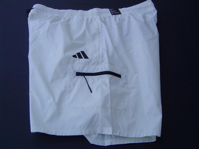NEW MENS ADIDAS OFF WHITE REGULAR FIT CHELSEA SHORTS SIZE 2XL