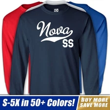 Nova SS Jersey Long Sleeve T-Shirt | V8 Sports Script Fathers Day Gift Tee Shirt