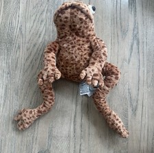 Jellycat Toby the Toad TT3T Retired 13" Plush Spotted Frog Stuffed Animal NWT