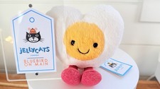 A AUTHENTIC US SELLER - BBoM - Jellycat Amuseables Heart Boiled Egg